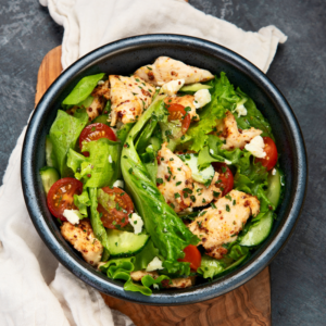 FitFuel Chicken Salad with Grilled Chicken and Fresh Vegetables