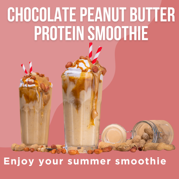 Chocolate Peanut Butter Protein Smoothie