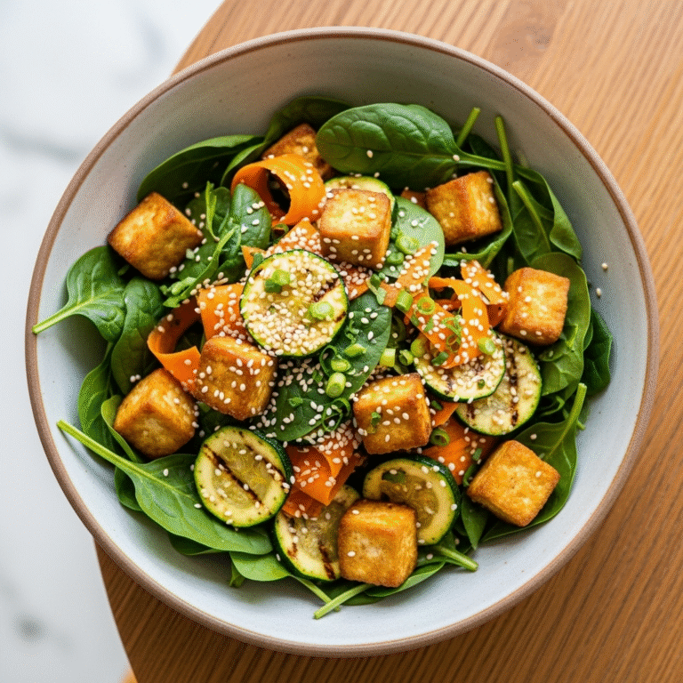 Grilled Tofu Salad