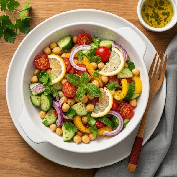 Chickpea Protein Salad